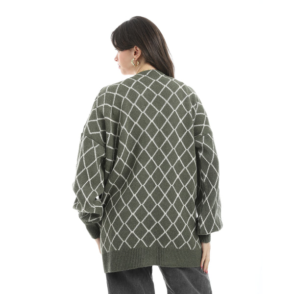 Long_Sleeves_Patterened_Caradign_-_Olive_&_White