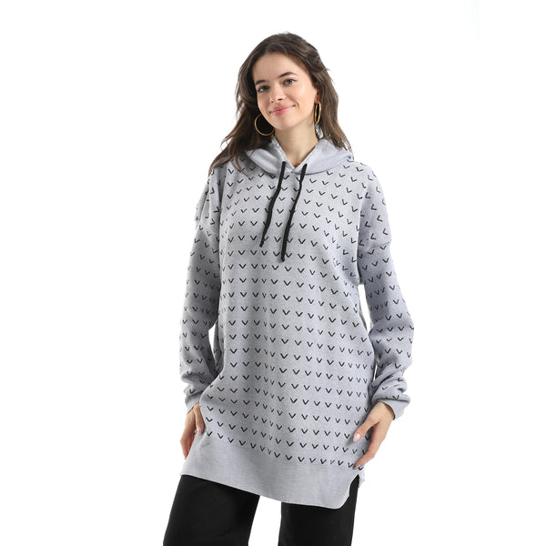 Long_Sleeves_Self_Patterened_Knitted_Pullover_-_Grey