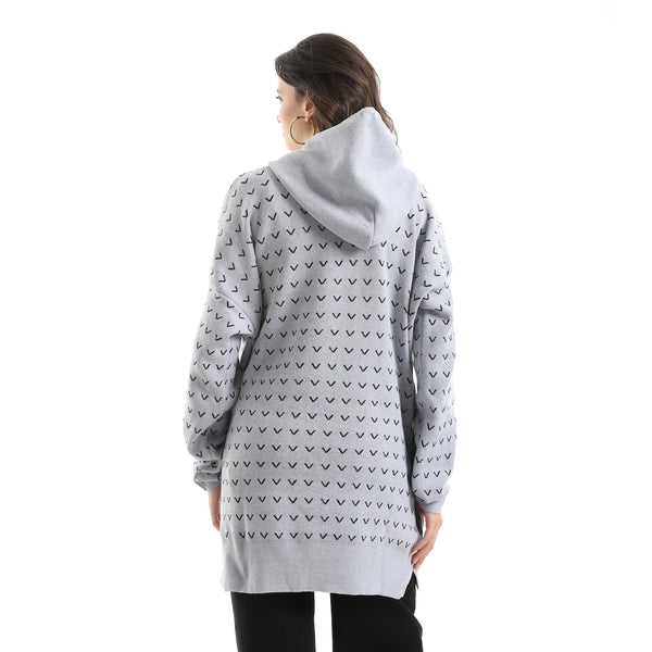 Long_Sleeves_Self_Patterened_Knitted_Pullover_-_Grey