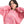 Printed_Round_Collar_Long_Sleeves_Pink_Sweatshirt_Pink