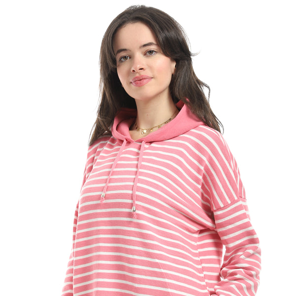 Striped_Hodded_Slip_On_Pullover_-_Kashmir_&_White