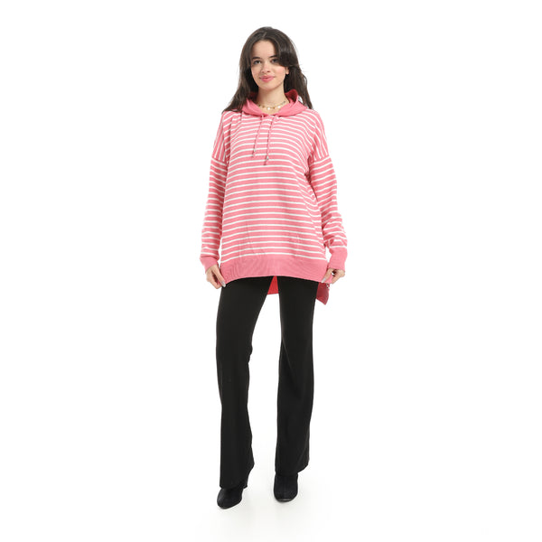 Striped_Hodded_Slip_On_Pullover_-_Kashmir_&_White