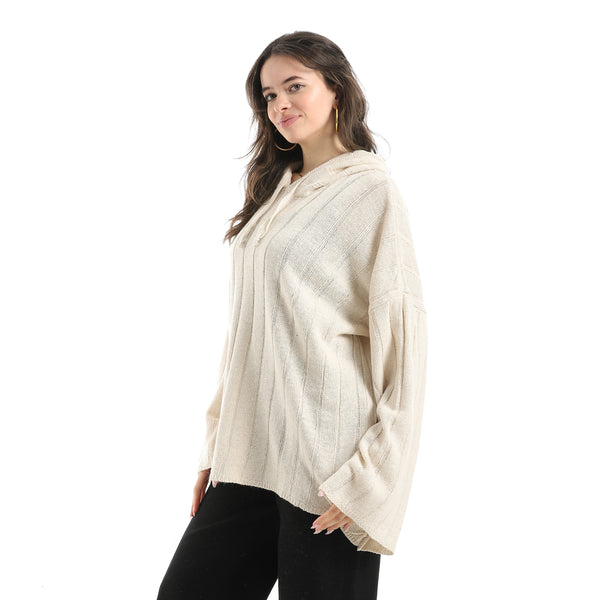 Long_Sleeves_Self_Patterened_Knitted_Pullover_-_Beige