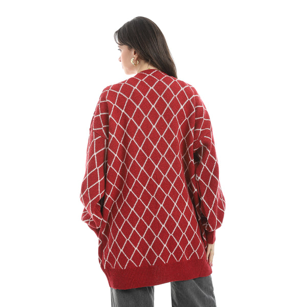Long_Sleeves_Patterened_Caradign_-_Red_&_White