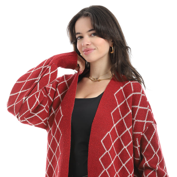 Long_Sleeves_Patterened_Caradign_-_Red_&_White