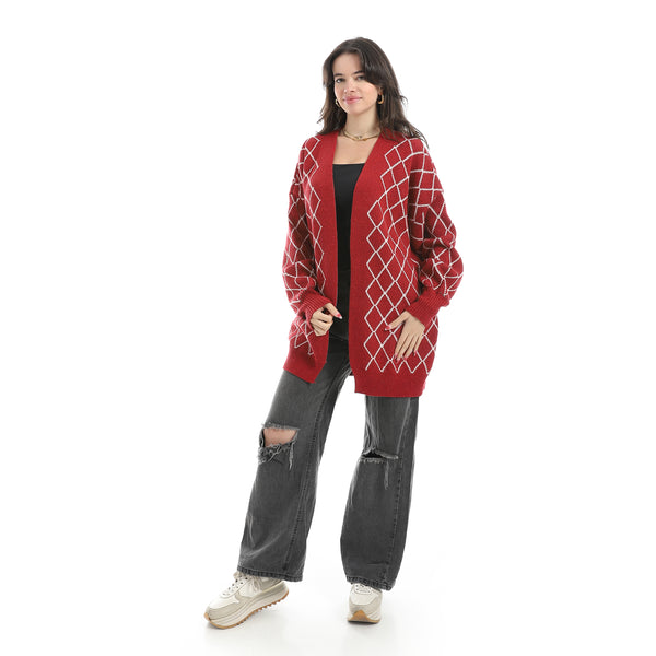 Long_Sleeves_Patterened_Caradign_-_Red_&_White