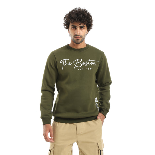 Olive_Printed_Long_Sleeves_Round_Neck_Sweatshirt_Olive