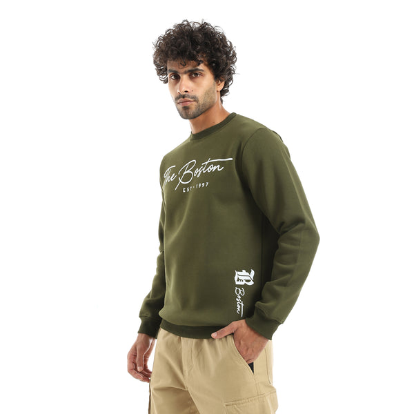 Olive_Printed_Long_Sleeves_Round_Neck_Sweatshirt_Olive