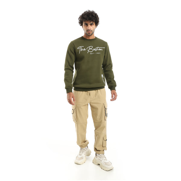 Olive_Printed_Long_Sleeves_Round_Neck_Sweatshirt_Olive