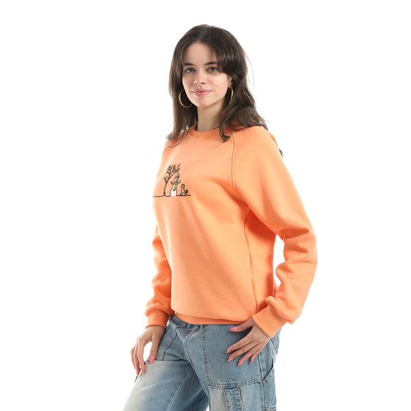 Embrodried_Long_Sleeves_Round_Collar_Sweatshirt_-_Simon