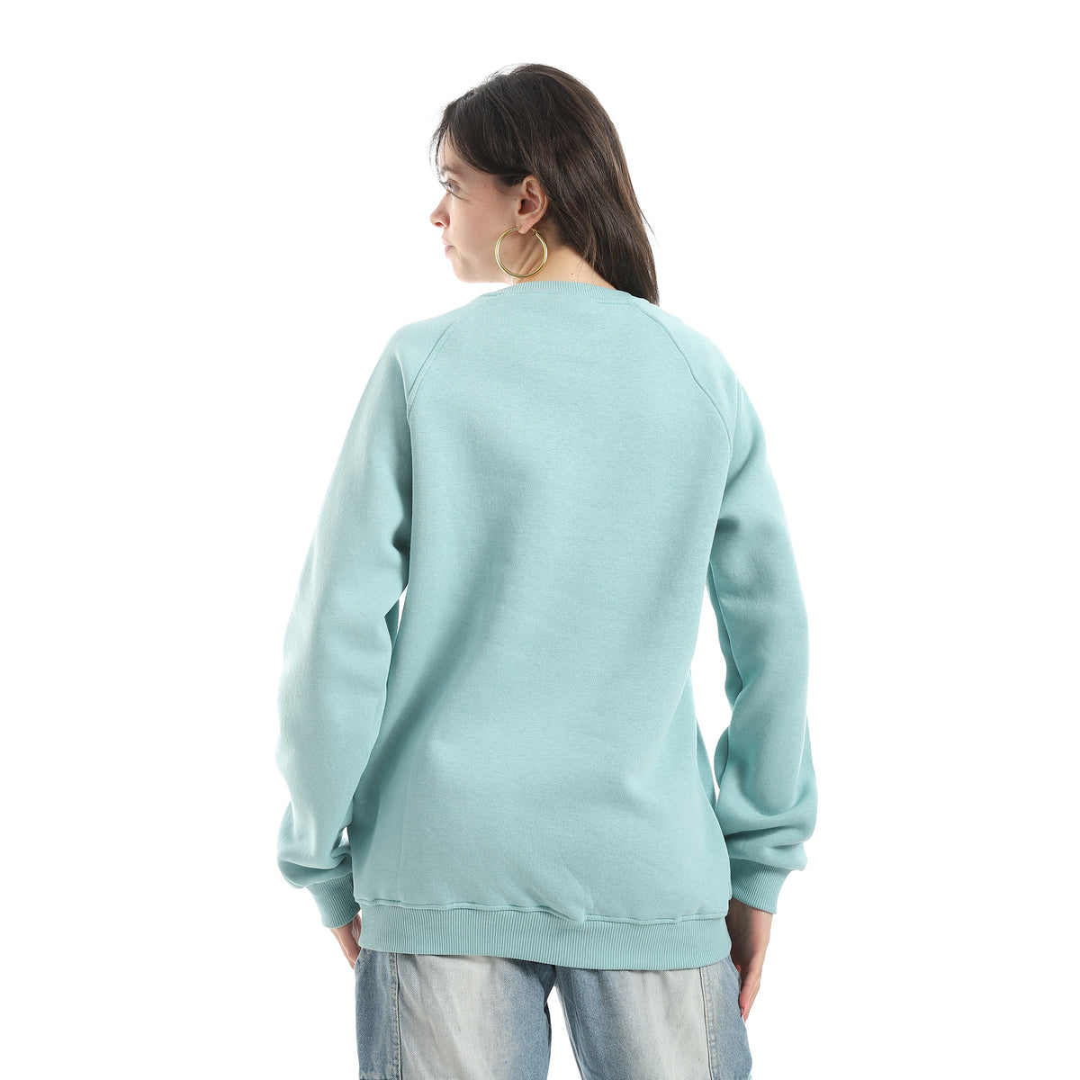 Embrodried_Long_Sleeves_Round_Collar_Sweatshirt_-_Mint_Green