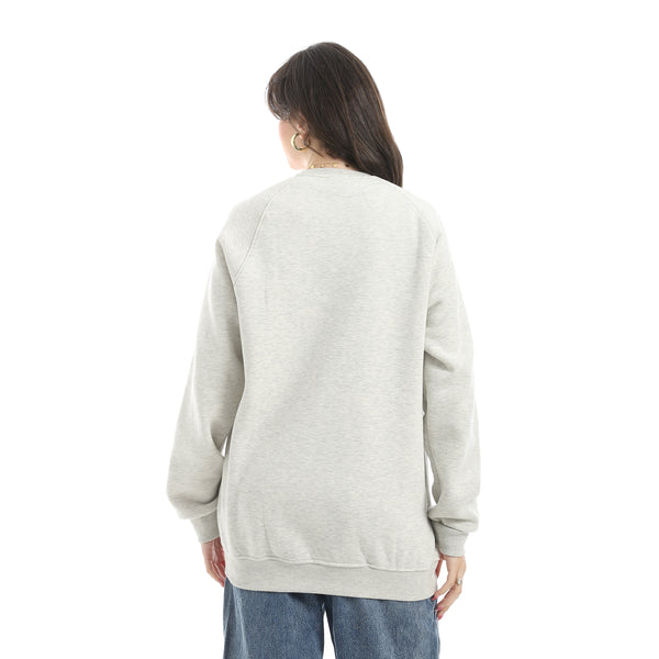 Embrodried_Long_Sleeves_Round_Collar_Light_Grey_Sweatshirt_Grey