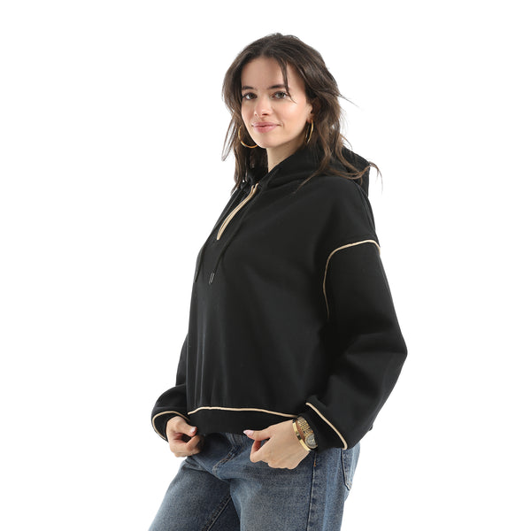 Comfy_Hooded_Long_Sleeves_Trendy_Sweatshirt_Black