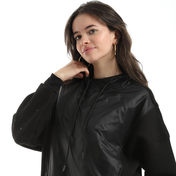 Comfy_Hooded_Long_Sleeves_Trendy_Sweatshirt__Black
