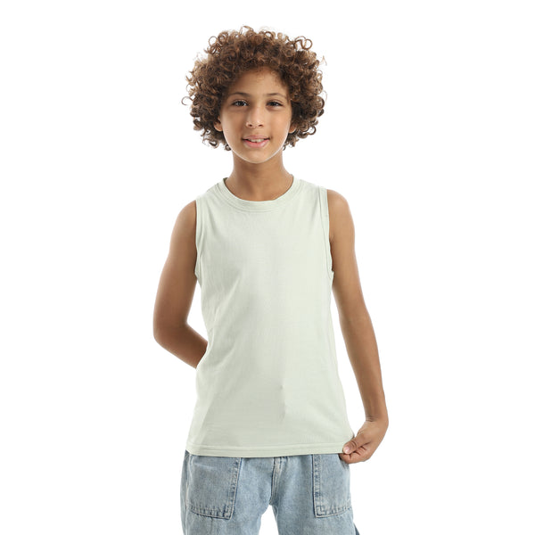 Cut_Sleeves_Light_Green_Tnak_Top_Light_Green