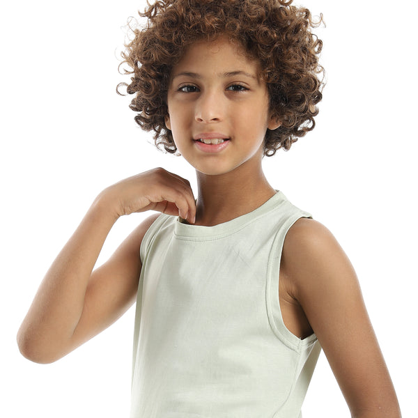 Cut_Sleeves_Light_Green_Tnak_Top_Light_Green