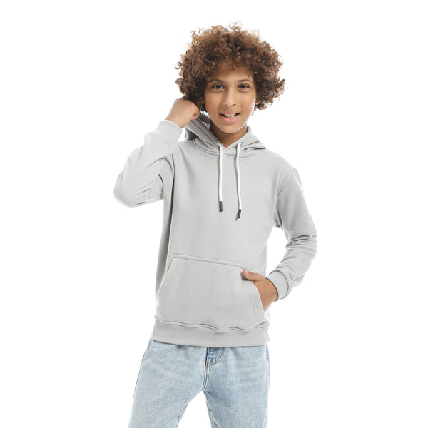 Basic_Grey_Plain_Hooded_With_Drawstrings_Hoodie-Grey