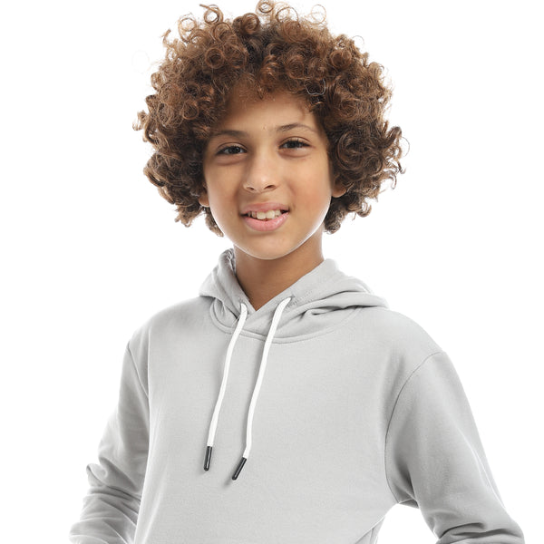 Basic_Grey_Plain_Hooded_With_Drawstrings_Hoodie-Grey