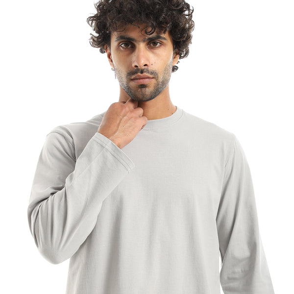 Basic_Long_Sleeves_Light_Round_Collar_Grey_T_Shirt