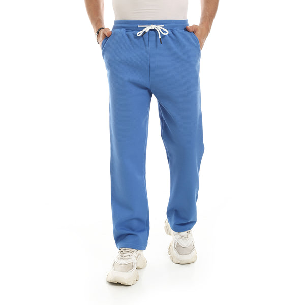 Elastic_Waist_With_Drawstrings_Comfy_Pants_-_Royal_Blue