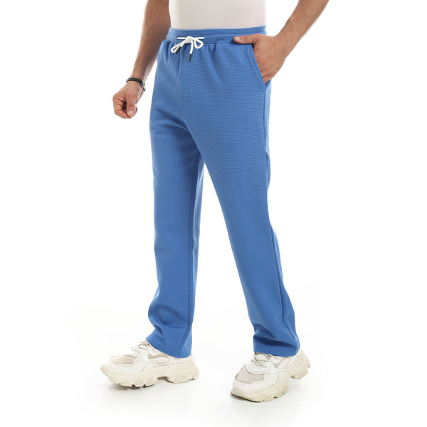 Elastic_Waist_With_Drawstrings_Comfy_Pants_-_Royal_Blue
