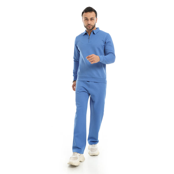 Elastic_Waist_With_Drawstrings_Comfy_Pants_-_Royal_Blue