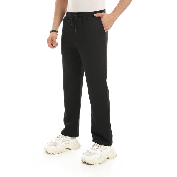 Elastic_Waist_With_Drawstrings_Comfy_Pants_-_Black