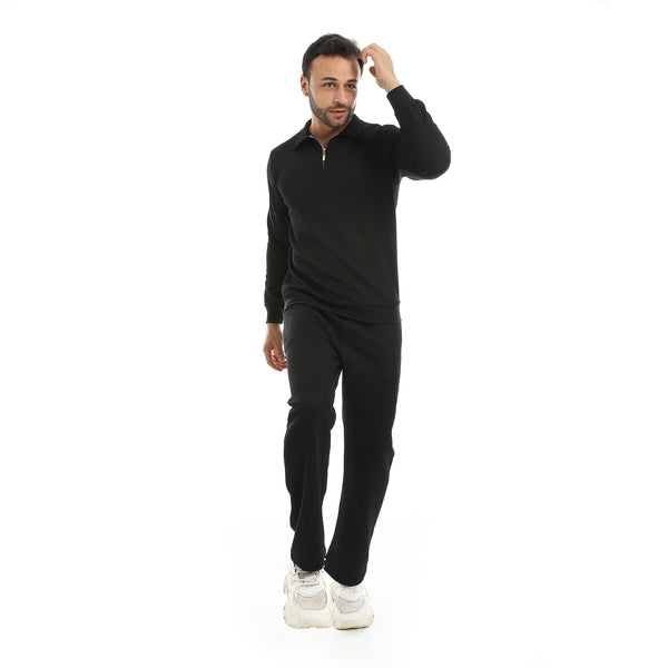 Elastic_Waist_With_Drawstrings_Comfy_Pants_-_Black