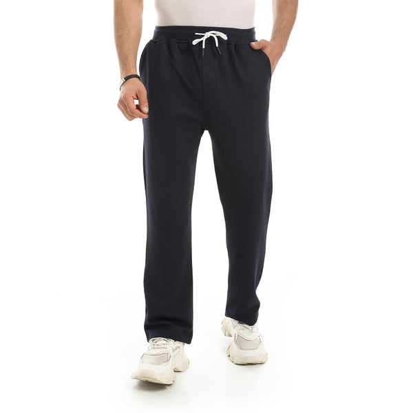 Elastic_Waist_With_Drawstrings_Comfy_Pants_-_Navy