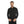 Black_Self_Patterened_Long_Sleeves_Half_Zipper_Closure_Sweatshirt-Black