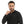 Black_Self_Patterened_Long_Sleeves_Half_Zipper_Closure_Sweatshirt-Black