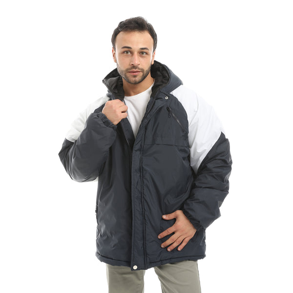 Hooded_Waterproof_Zipper_Closure_Jacket-_Navy_&_White_