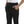 Self_Patterened_Black_Elastic_Waist_Casual_Pants_Black