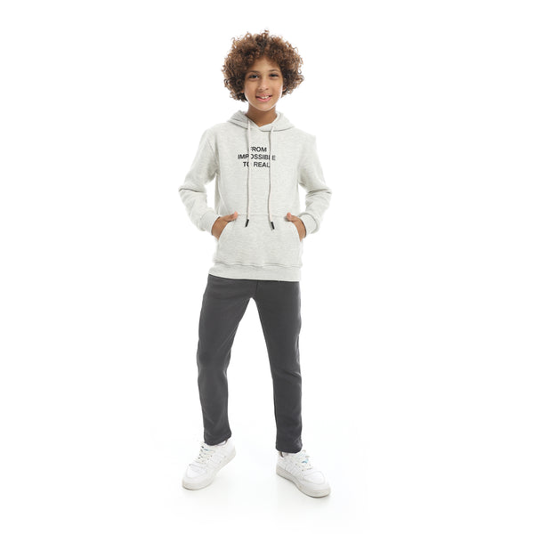 Self_Patterened_Dark_Grey_Elastic_Waist_Casual_Pants_Gray