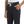 Self_Patterened_Navy_Elastic_Waist_Casual_Pants_Blue
