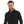 Turned_Down_Collar_Long_Sleeves_Black_Polo_Shirt-Black