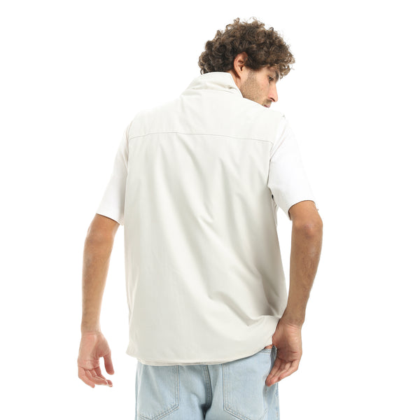 Off_White_Sleeveless_Zipped_Fleeced_Vest-Off_White