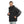 Black_Stylish_Buttons_And_Zipper_Closure_Hooded_Jacket-Black