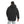 Black_Stylish_Buttons_And_Zipper_Closure_Hooded_Jacket-Black