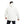 White_Stylish_Buttons_And_Zipper_Closure_Hooded_Jacket-White