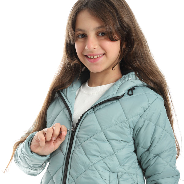 Full_Zipper_Closure_Hooded_Pump_Jacket_-_Mint