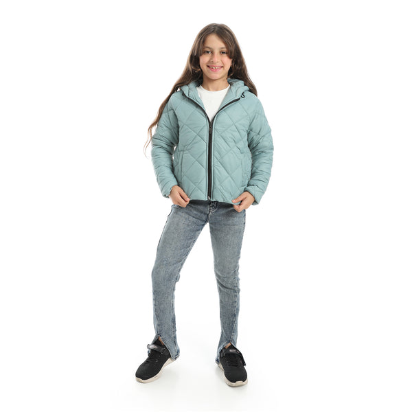 Full_Zipper_Closure_Hooded_Pump_Jacket_-_Mint