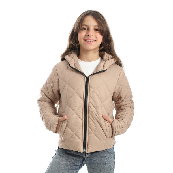 Full_Zipper_Closure_Hooded_Pump_Jacket_-_Beige