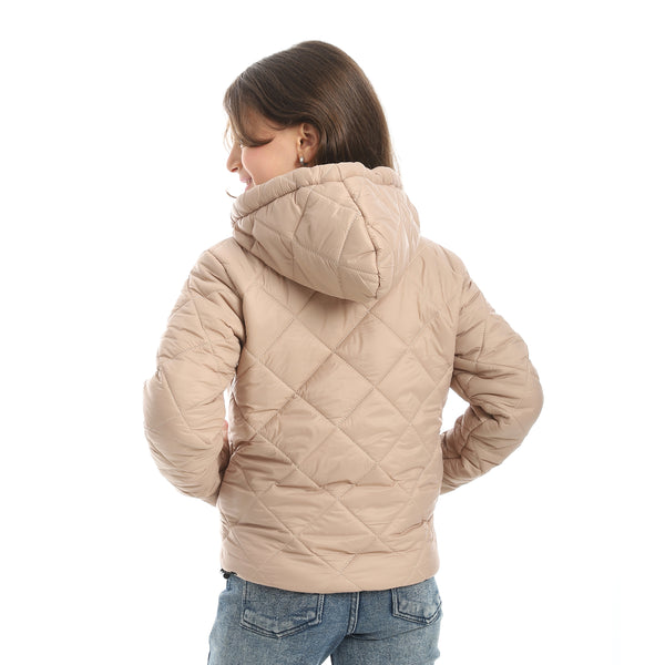 Full_Zipper_Closure_Hooded_Pump_Jacket_-_Beige