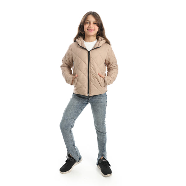 Full_Zipper_Closure_Hooded_Pump_Jacket_-_Beige