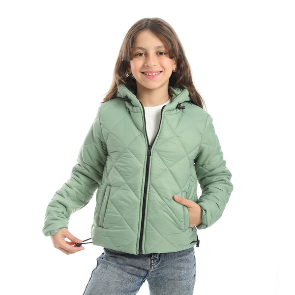 Full_Zipper_Closure_Hooded_Pump_Jacket_-_Light_Olive