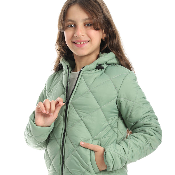 Full_Zipper_Closure_Hooded_Pump_Jacket_-_Light_Olive