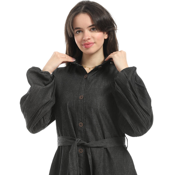 Dark_Grey_Long_Sleeves_Buttons_Closure_Denim_Dress-Dark_Grey