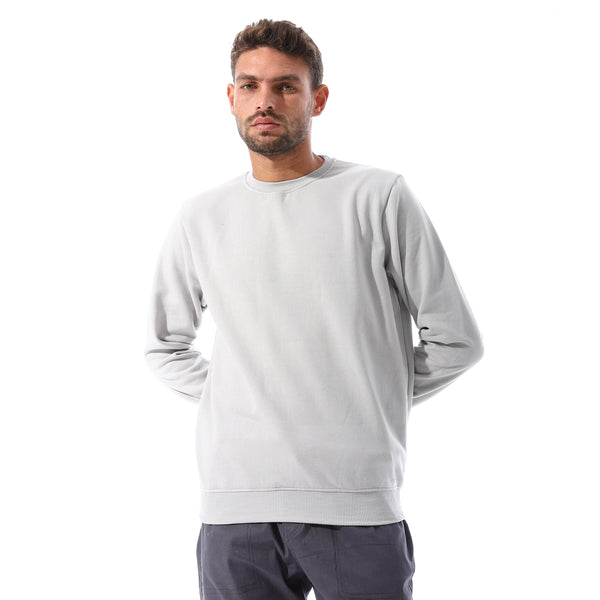 Plain_Basic_Men_Slip_On_Sweatshirt_-_Grey
