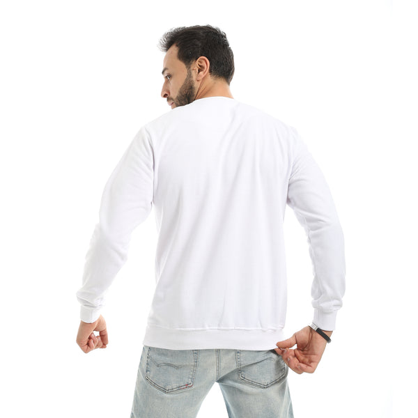 Basic_Plain_Round_Collar_White_Sweatshirt-White